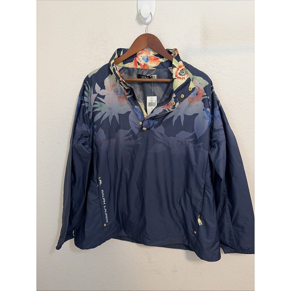 Lauren Ralph Lauren Floral Packable Anorak Jacket Women’s 1X NWT $295 MSRP New